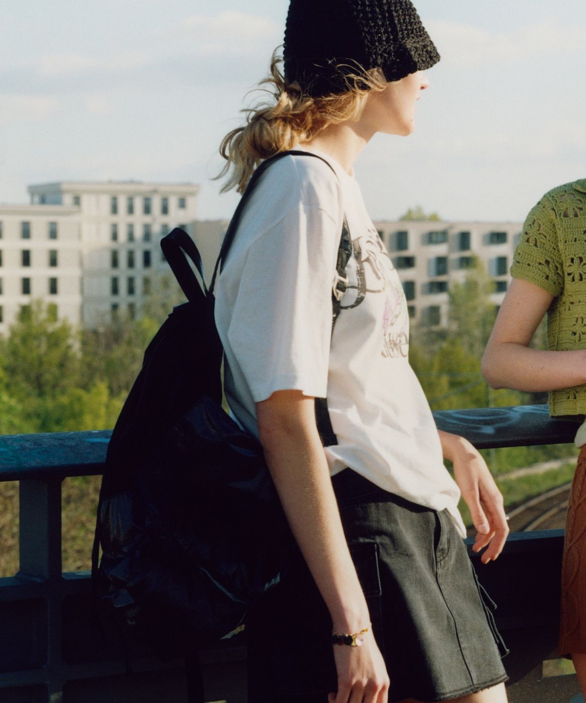 레이브(RAIVE) Irina Backpack in Black UB3SC019-10
