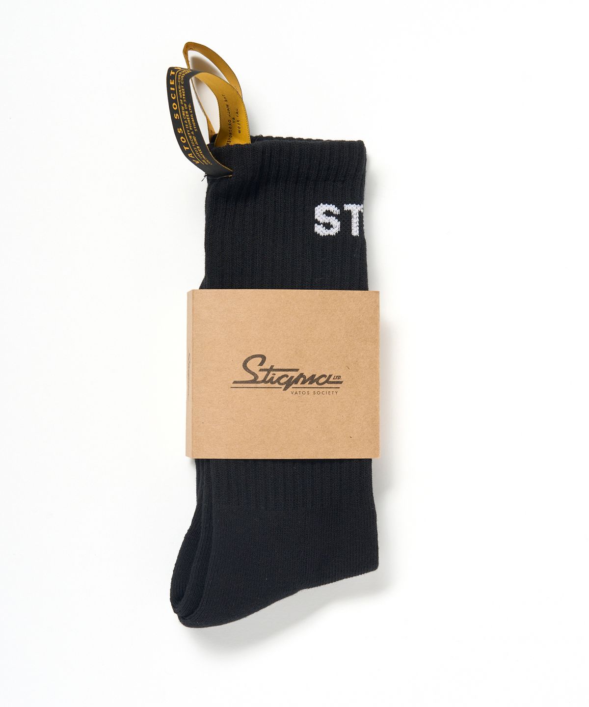 스티그마(STIGMA) 23 LOGO SOCKS BLACK