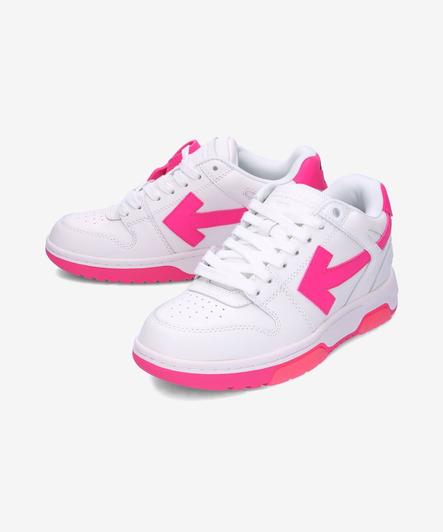 ★Off-White★ Out of Office Sneakers White Pink OWIA259S23LE MUSINSA | Off White Out of Office Sneakers - White: Pink