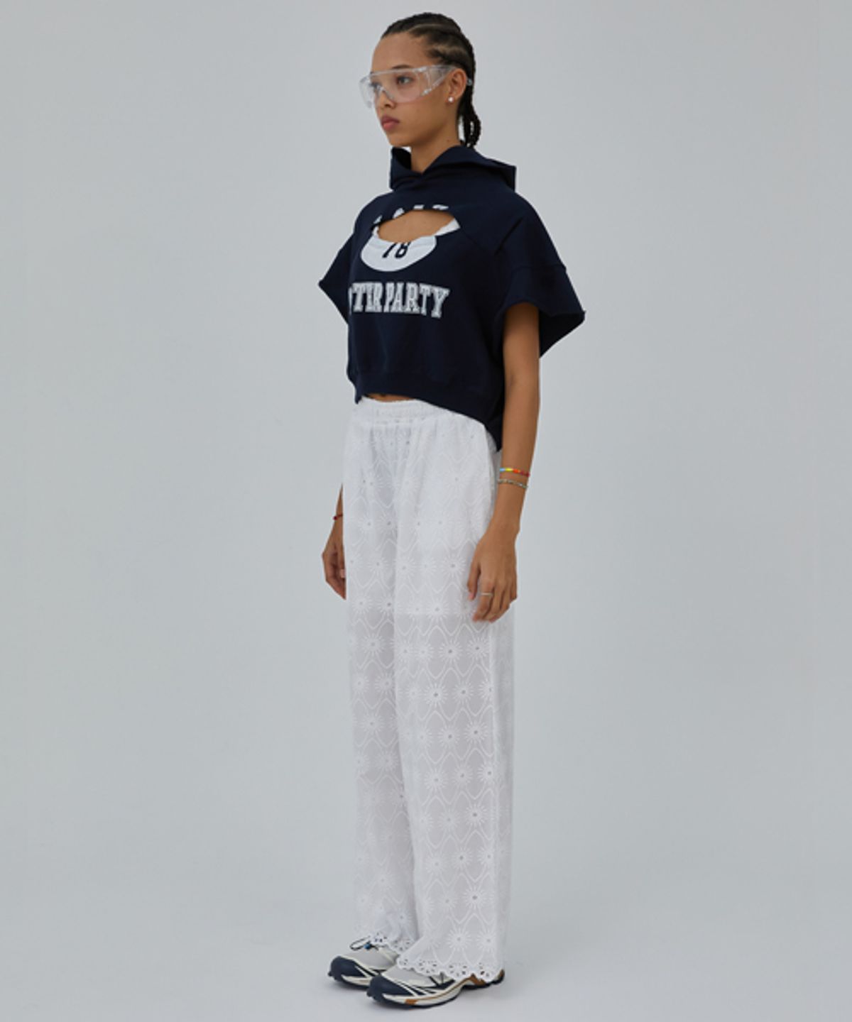 애프터홈파티(AFTER HOME PARTY) rati crop hoodie