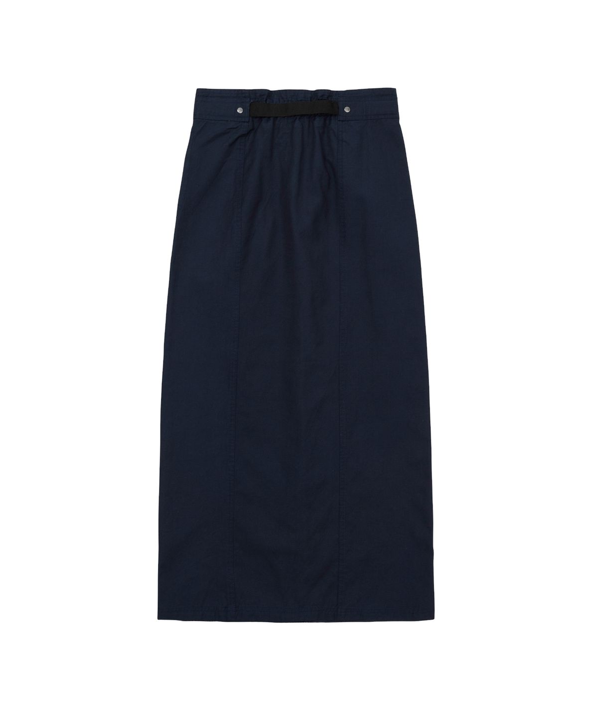웰빙익스프레스(WELLBEING EXPRESS) Belted Long Skirt Navy