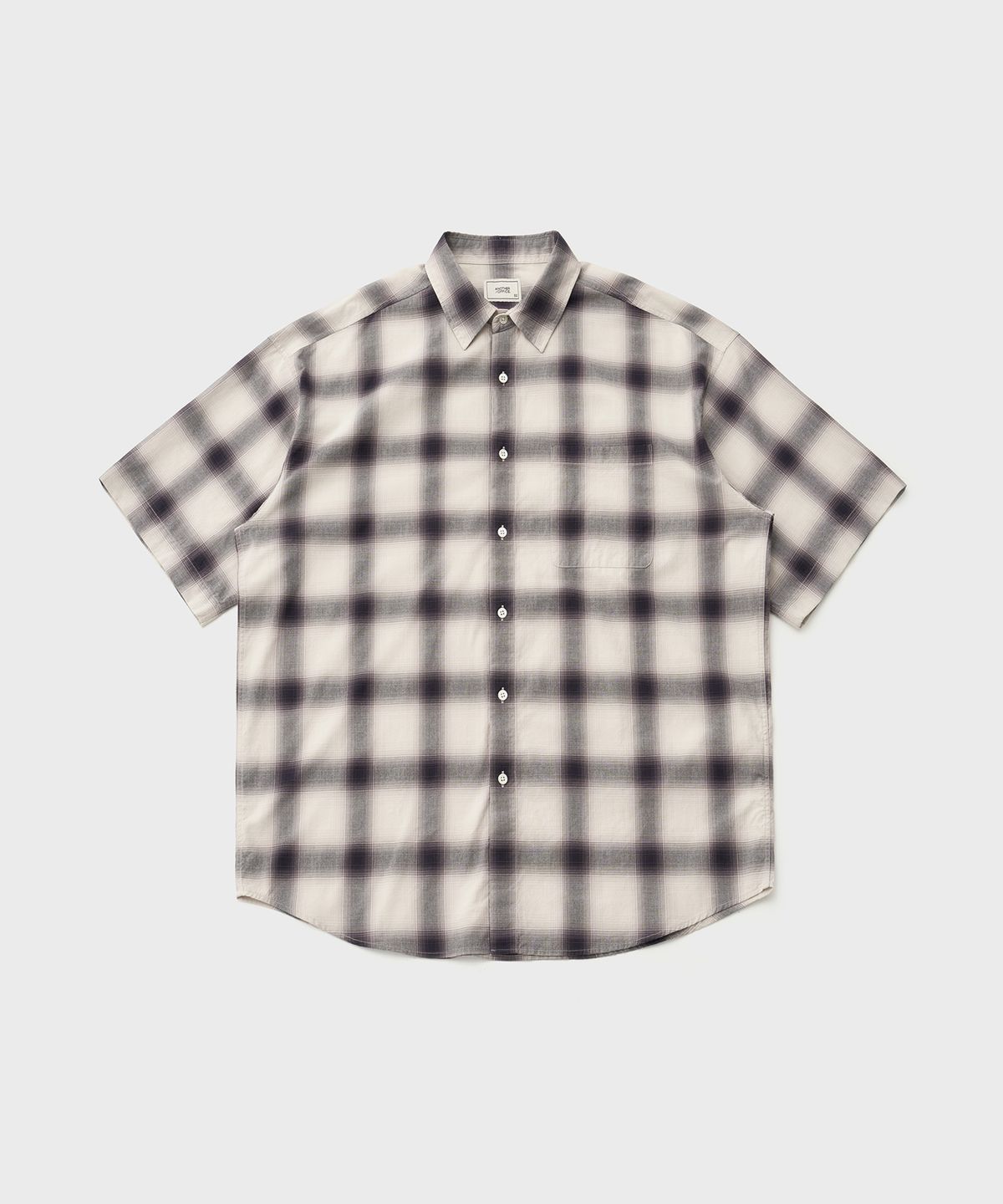 어나더 오피스(ANOTHER OFFICE) Reverb Ombre Shirt (White - Ombre)