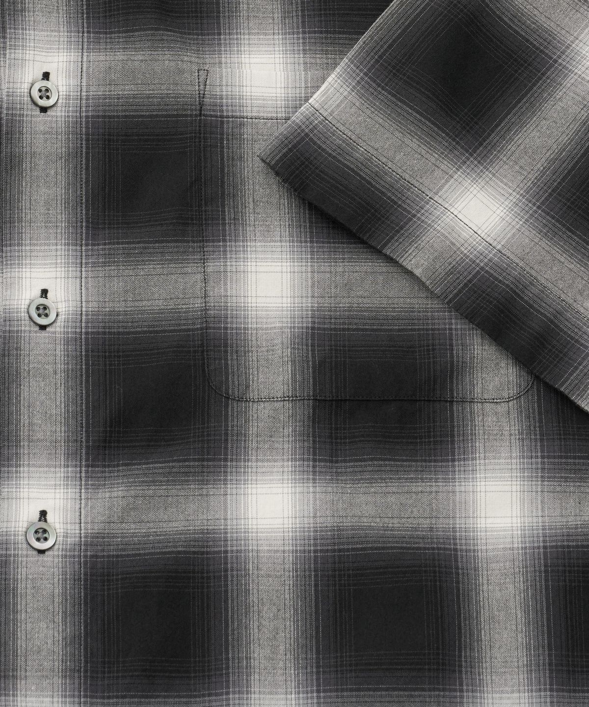 어나더 오피스(ANOTHER OFFICE) Reverb Ombre Shirt (Black - Ombre)