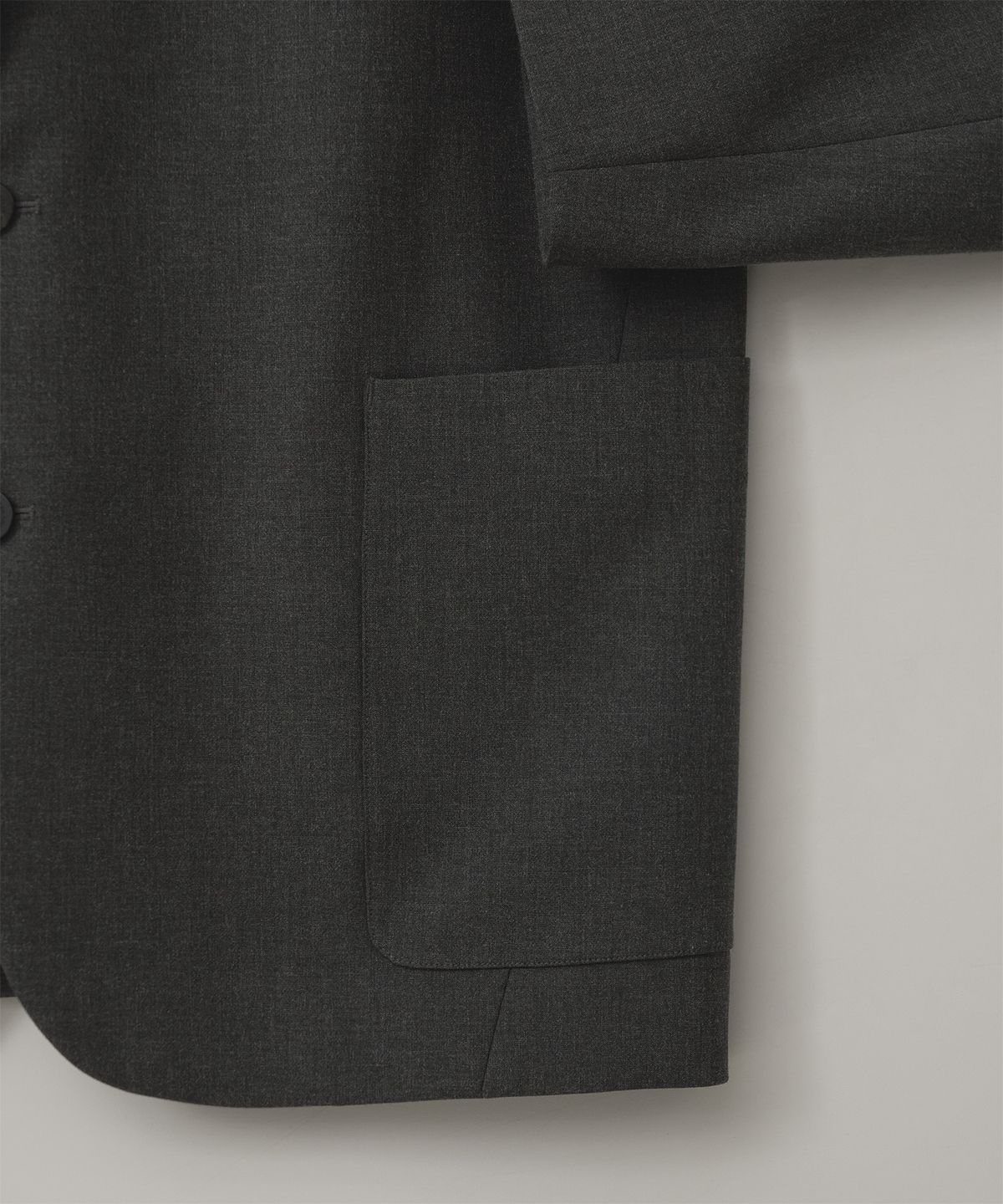 어나더 오피스(ANOTHER OFFICE) [AW] Habana Single Jacket (Heather Charcoal)