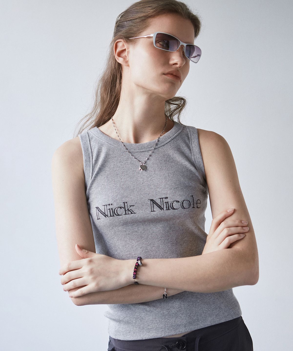 닉앤니콜(NICK&NICOLE) NNC VINTAGE SLEEVELESS_GRAY