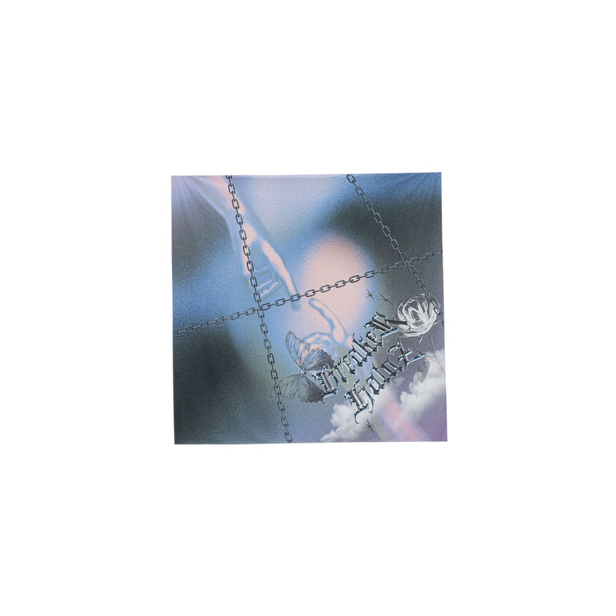 하투(HATU) CHAIN PRINTING SCARF TOP PURPLE