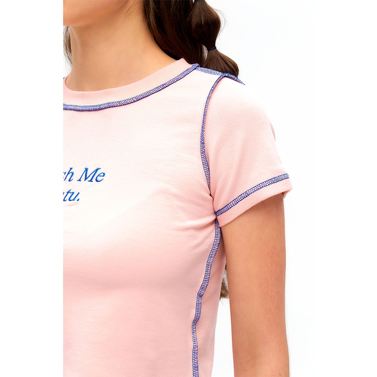 하투(HATU) WISH ME HATU CROPPED TEE PINK
