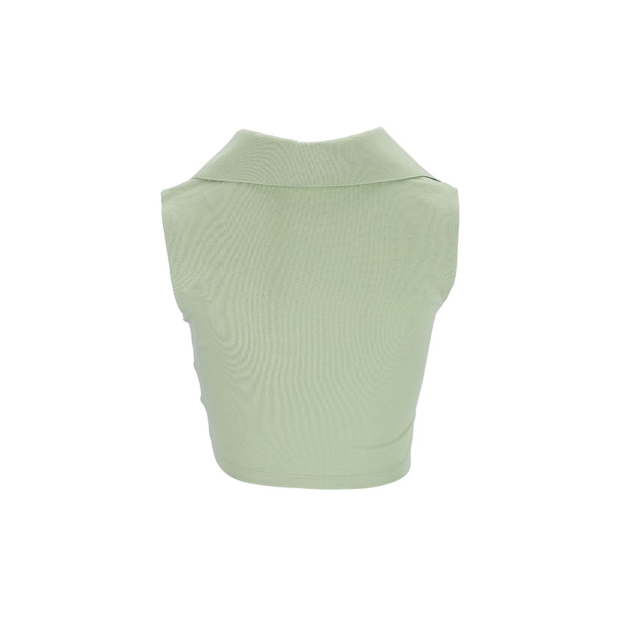 하투(HATU) CROPPED HT LOGO COLLAR TOP GREEN