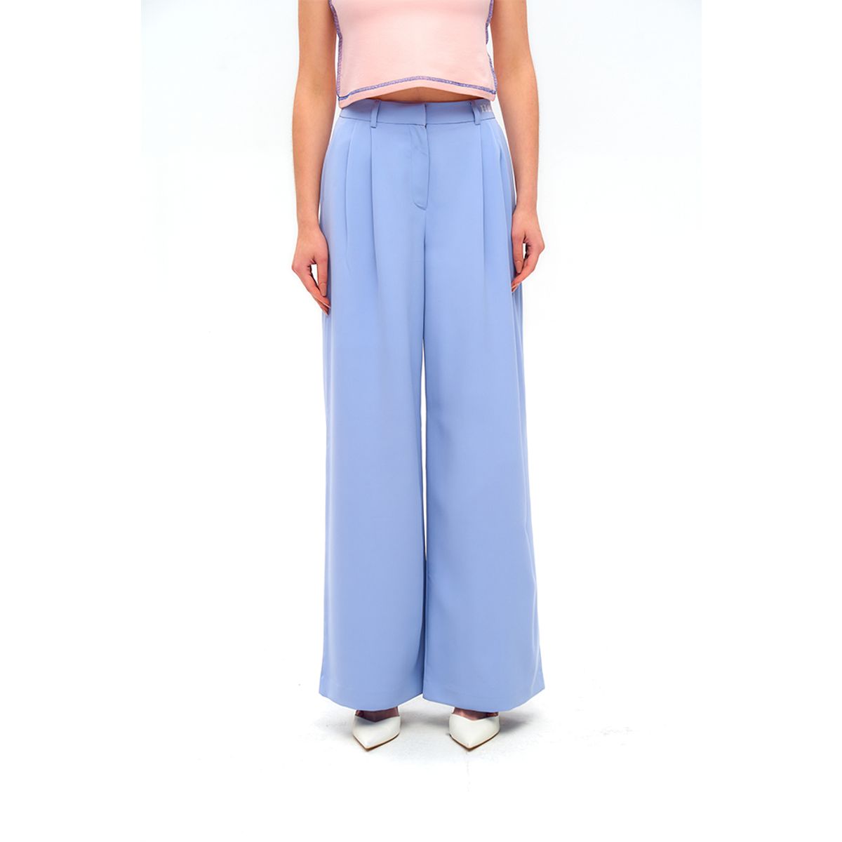 하투(HATU) WIDED FIT TROUSERS SKY BLUE