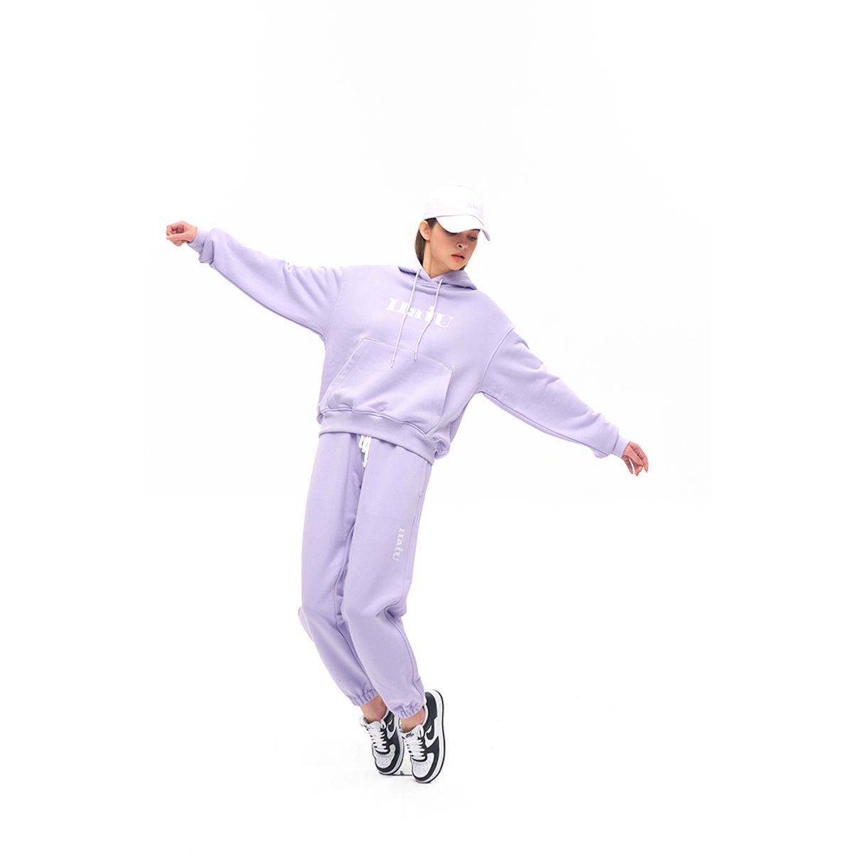 하투(HATU) ORIGINAL LOGO HOODIE PURPLE