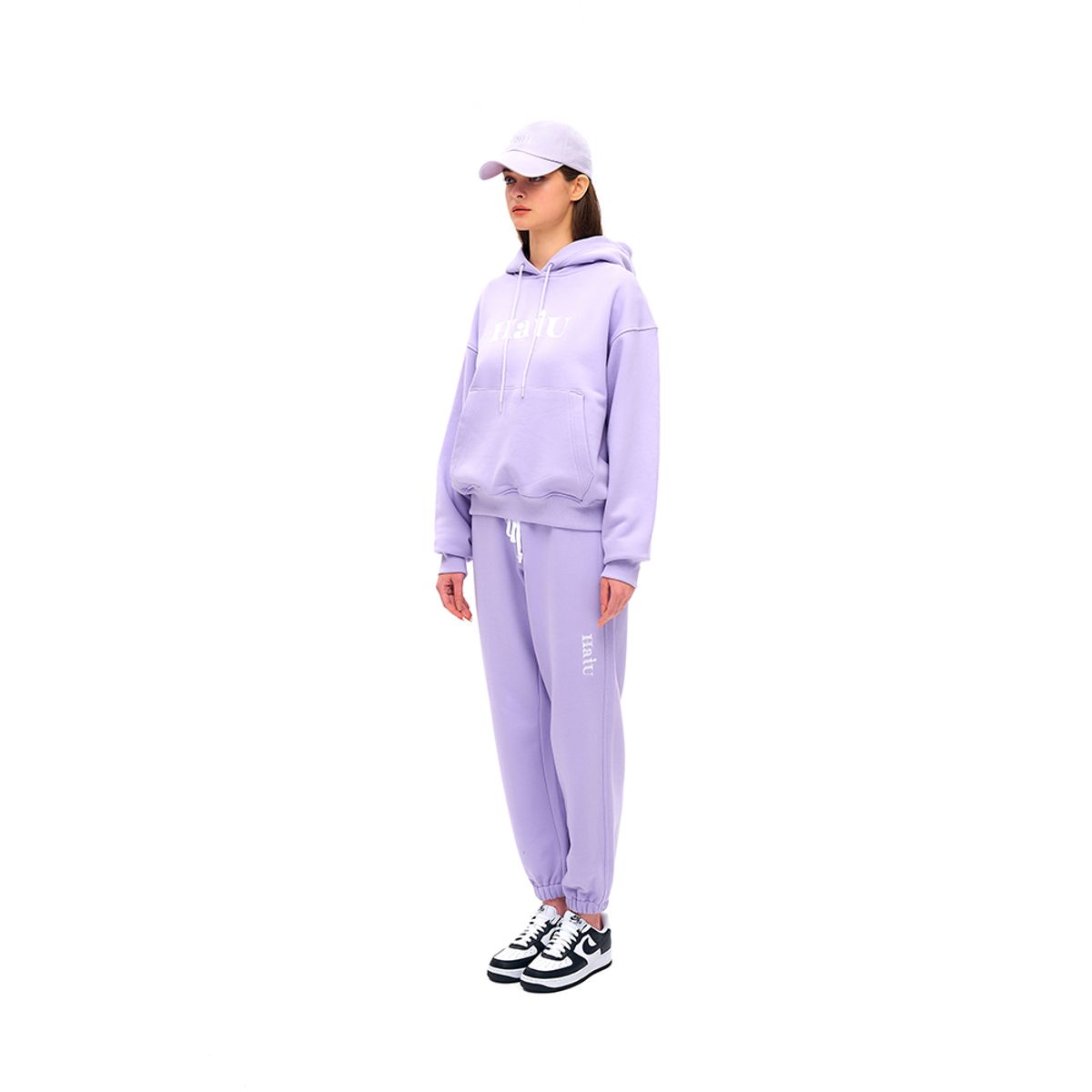 하투(HATU) ORIGINAL LOGO HOODIE PURPLE
