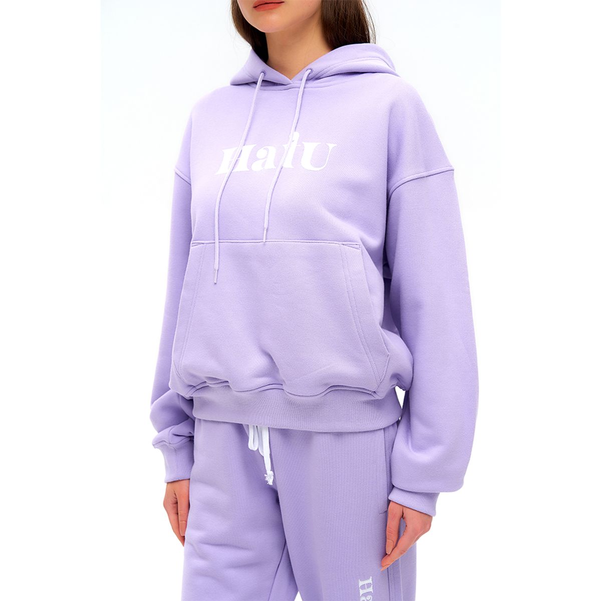 하투(HATU) ORIGINAL LOGO HOODIE PURPLE
