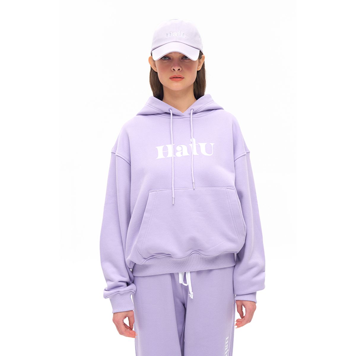 하투(HATU) ORIGINAL LOGO HOODIE PURPLE