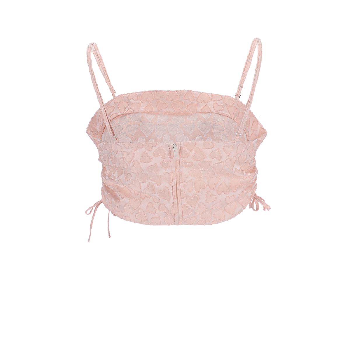 하투(HATU) HEART ALL OVER TOP PINK