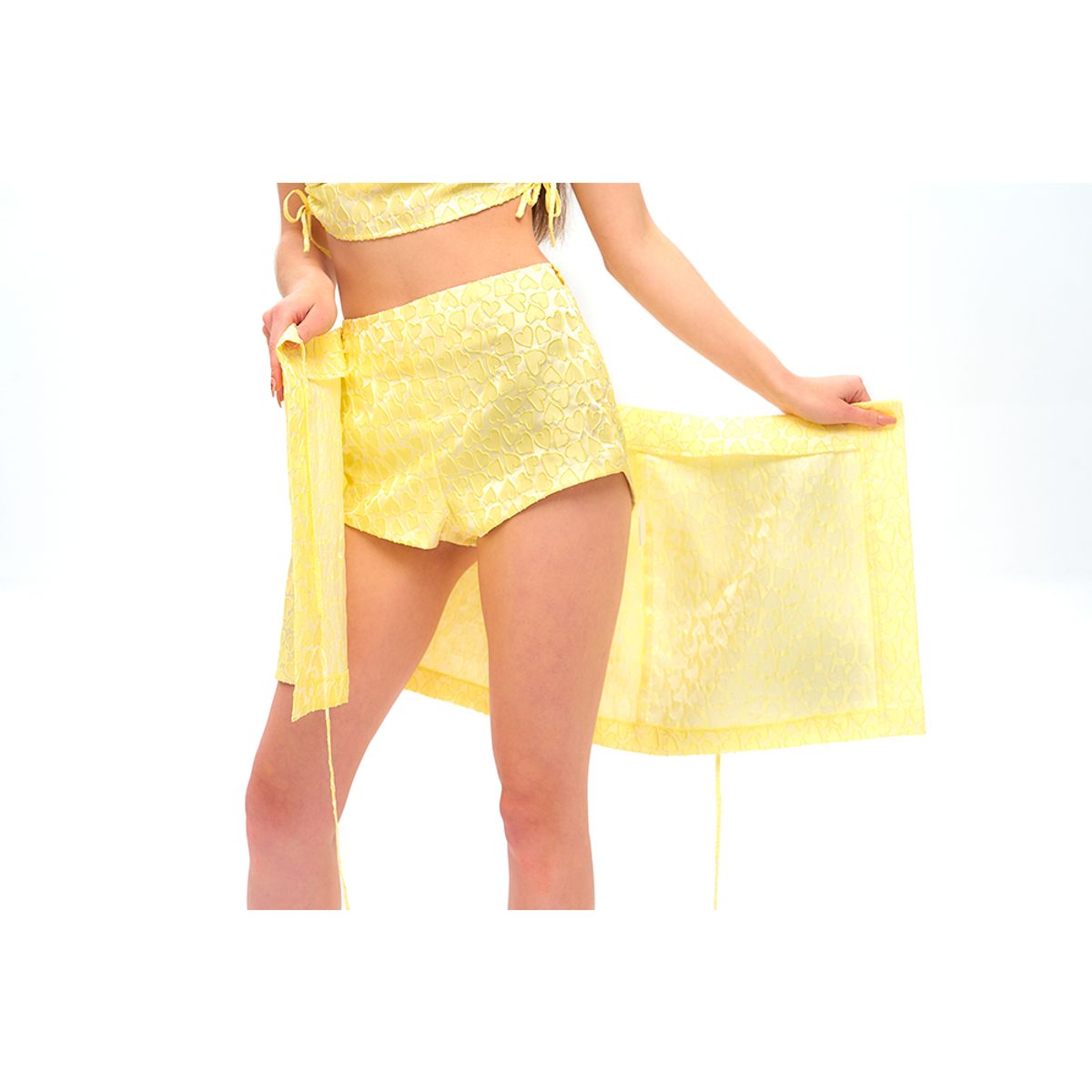 하투(HATU) HEART ALL OVER BOTTOM YELLOW