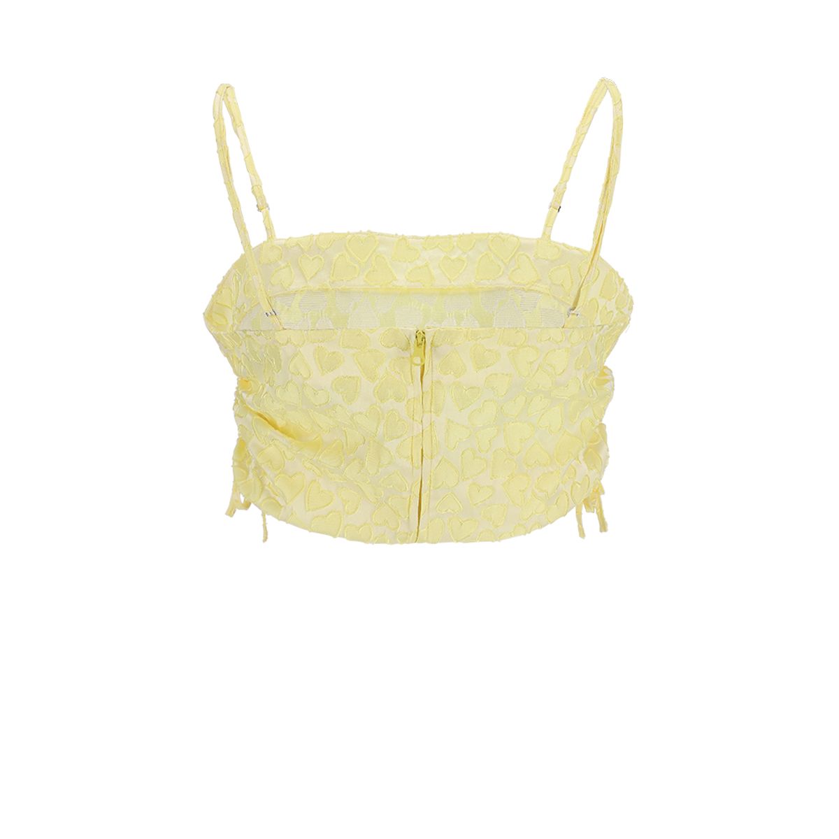 하투(HATU) HEART ALL OVER TOP YELLOW