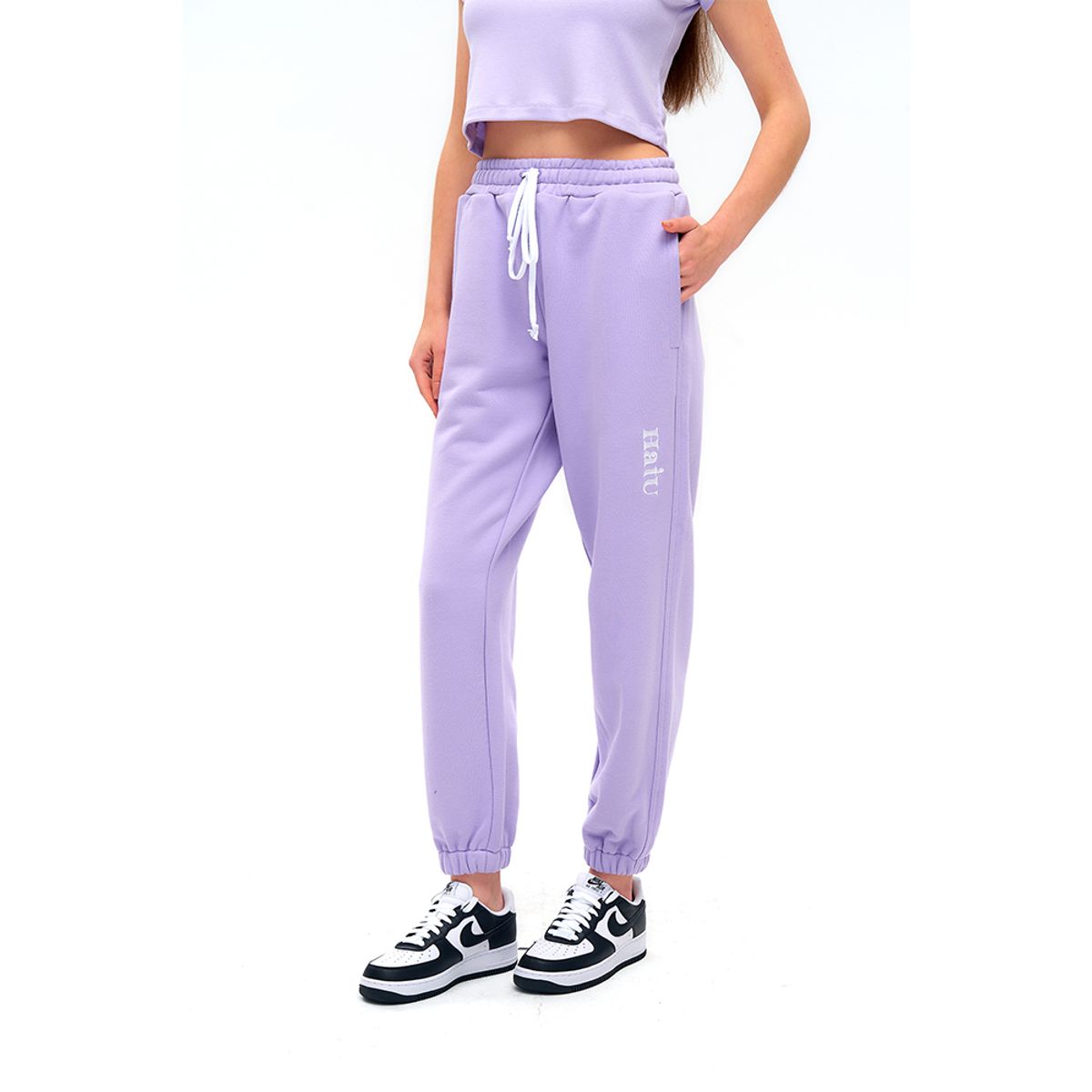 하투(HATU) ORIGINAL LOGO JOGGERS PURPLE