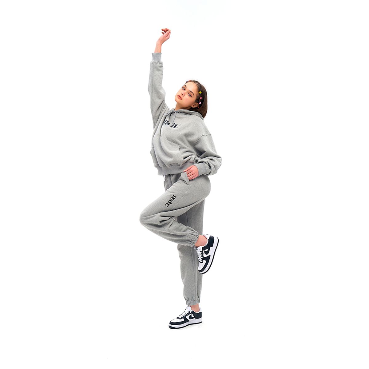 하투(HATU) ORIGINAL LOGO JOGGERS GRAY