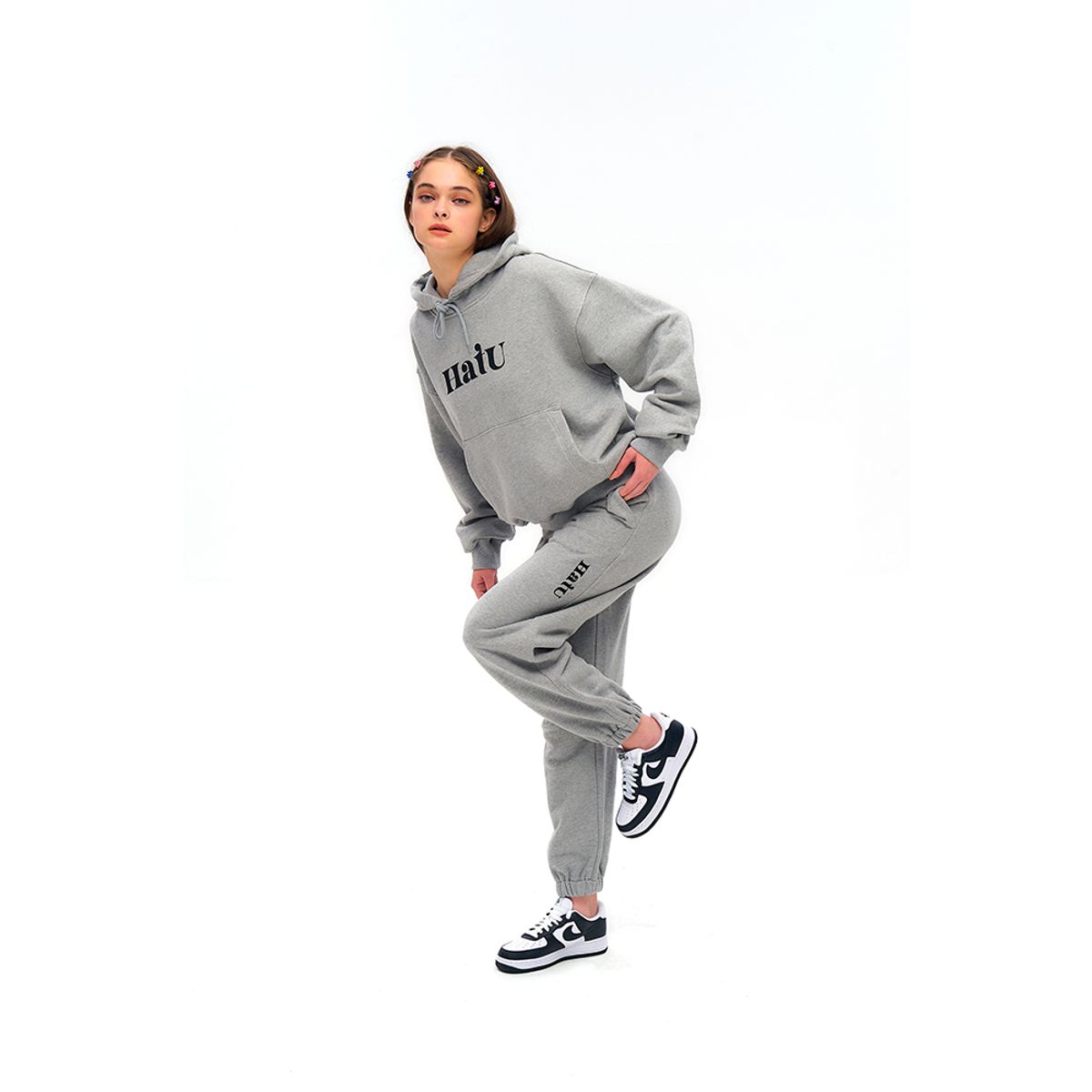하투(HATU) ORIGINAL LOGO JOGGERS GRAY