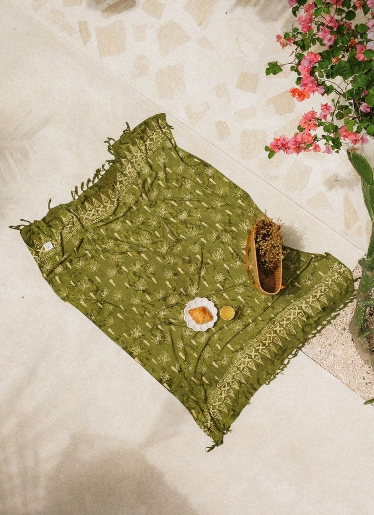 멧앤멜(MATT AND MEL) [Sarong] Grass - Olive