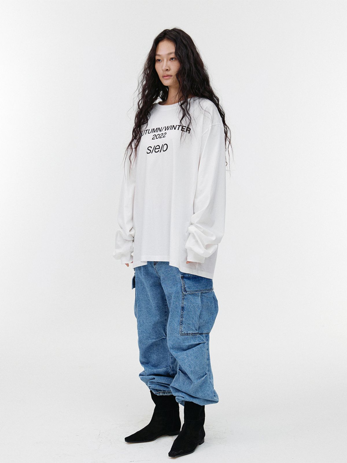 에스이오(s/e/o) POCKET DENIM PANTS BLUE