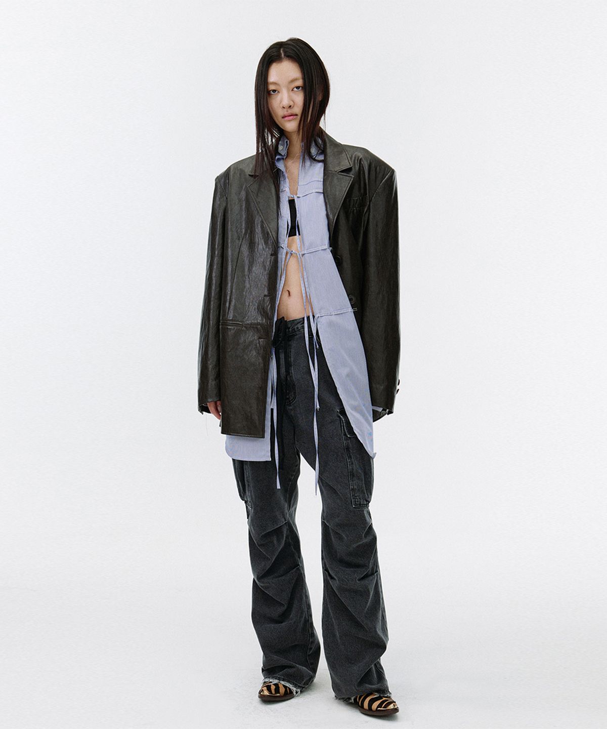 에스이오(s/e/o) POCKET DENIM PANTS CHARCOAL