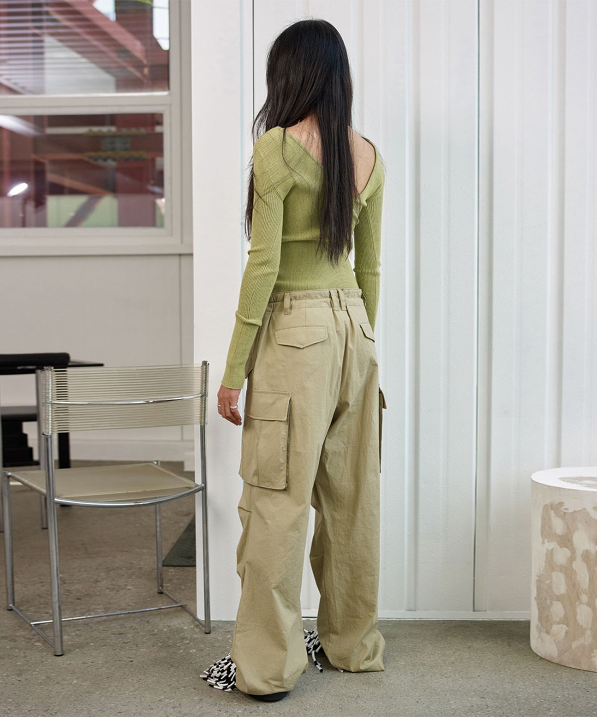 에스이오(s/e/o) COTTON M-65 PANTS OLIVE