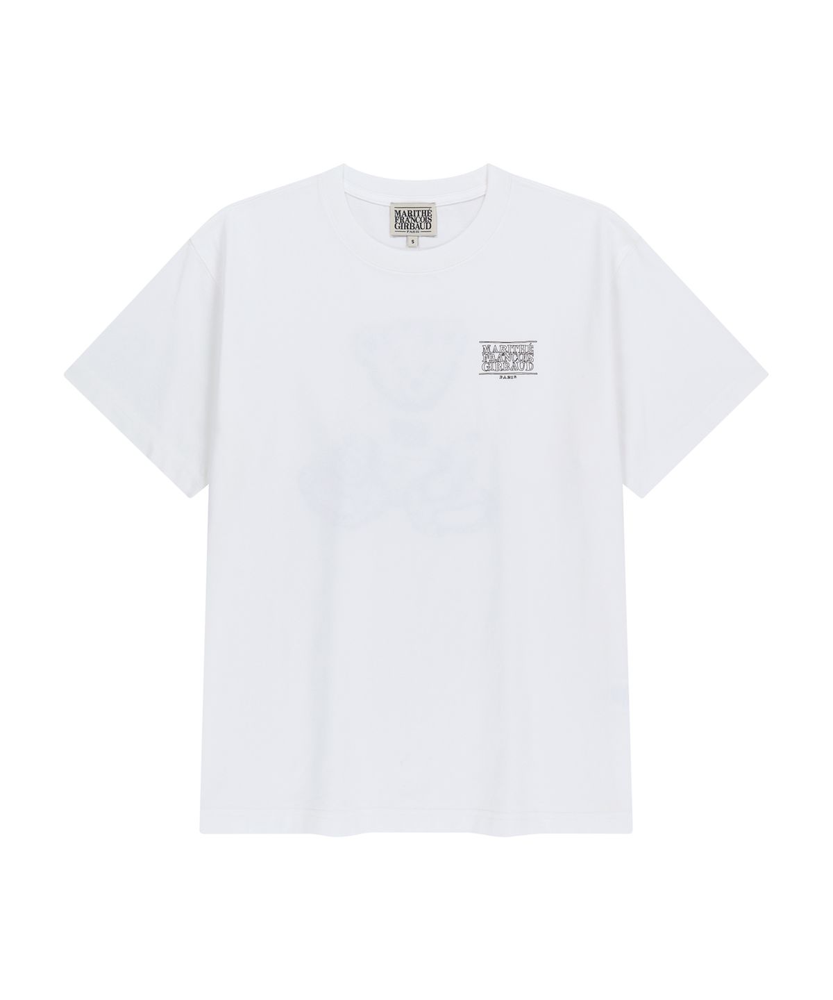 마리떼 프랑소와 저버(MARITHÉ + FRANҪOIS GIRBAUD) DOODLE BEAR TEE white