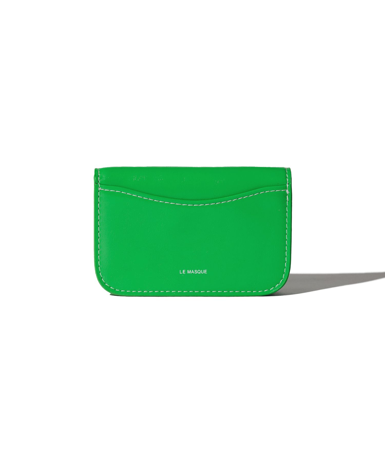 ◇LE MASQUE◇ Dot compact business card card wallet green MUSINSA | LEMASQUE Dot Compact Business Card Card Holder Green