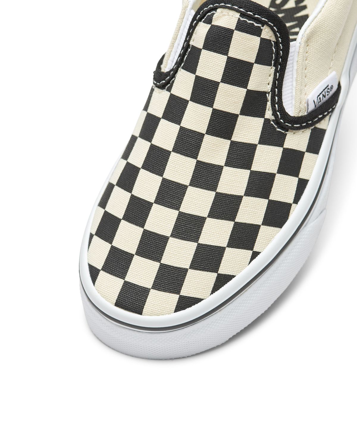반스 키즈(VANS KIDS) 클래식 슬립온 키즈 - (체커보드) 블랙:화이트