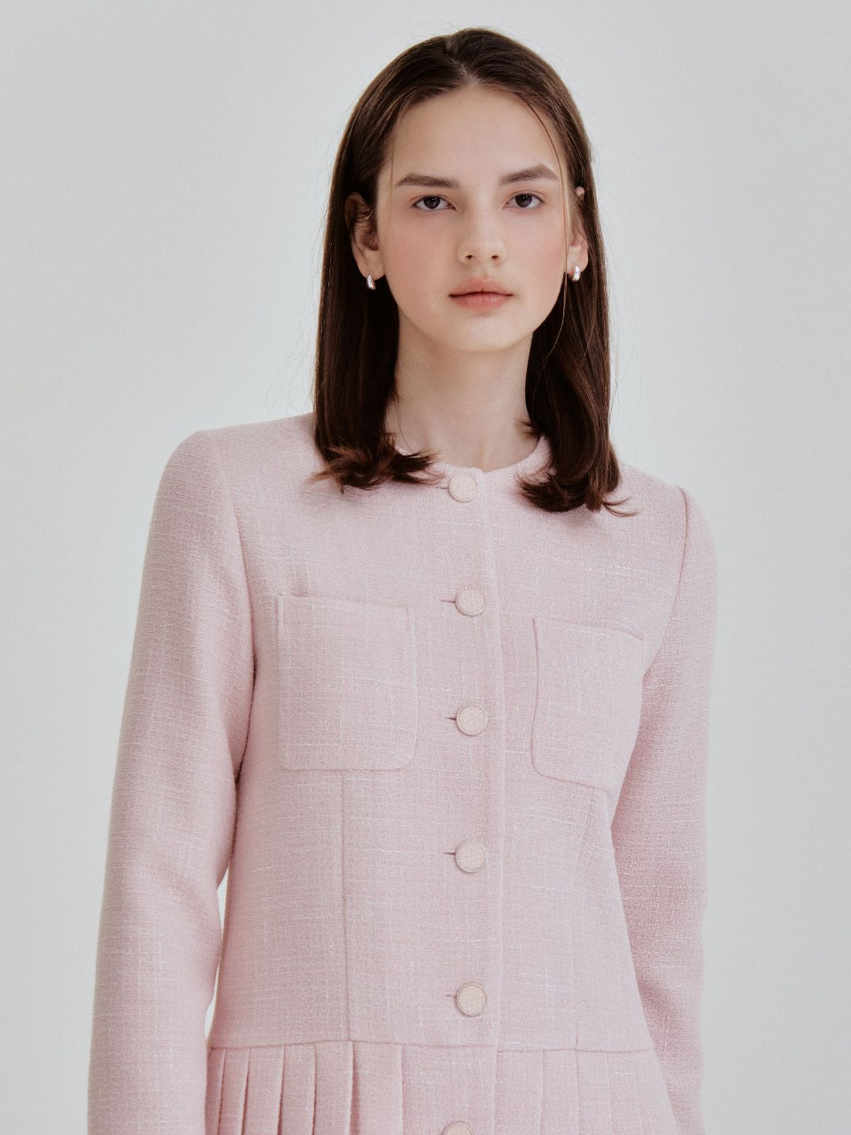 리엘(RE L) Lory tweed mini ops (pink)