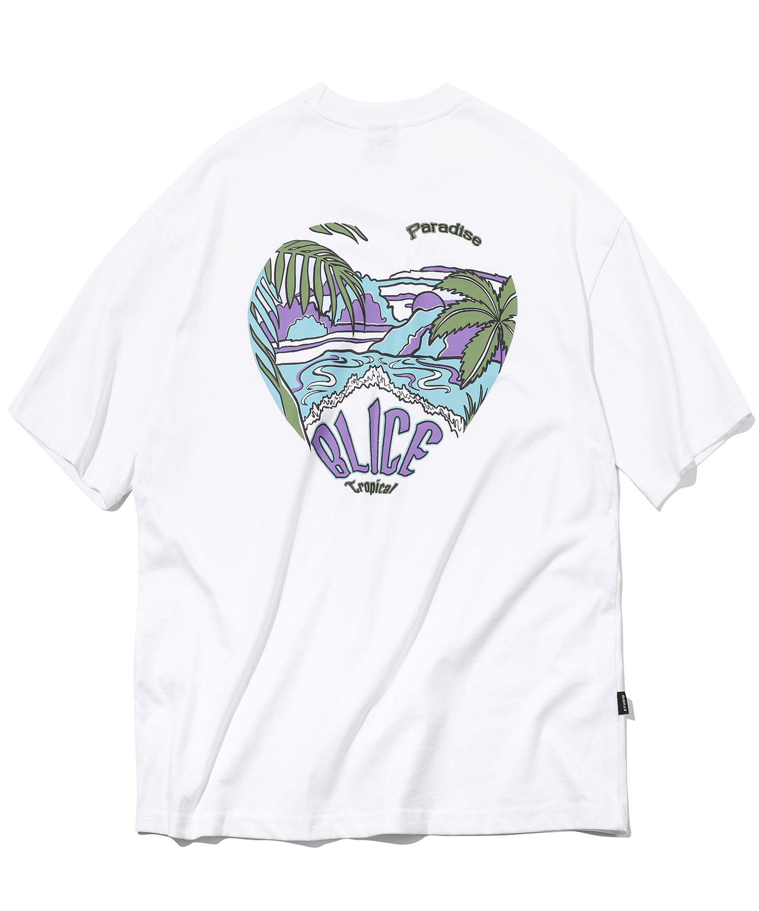 【CPGN STUDIO】23SS★ Tropical Fish Short Sleeve Tee MUSINSA | CPGN STUDIO Blice Tropical Short Sleeve Tee White