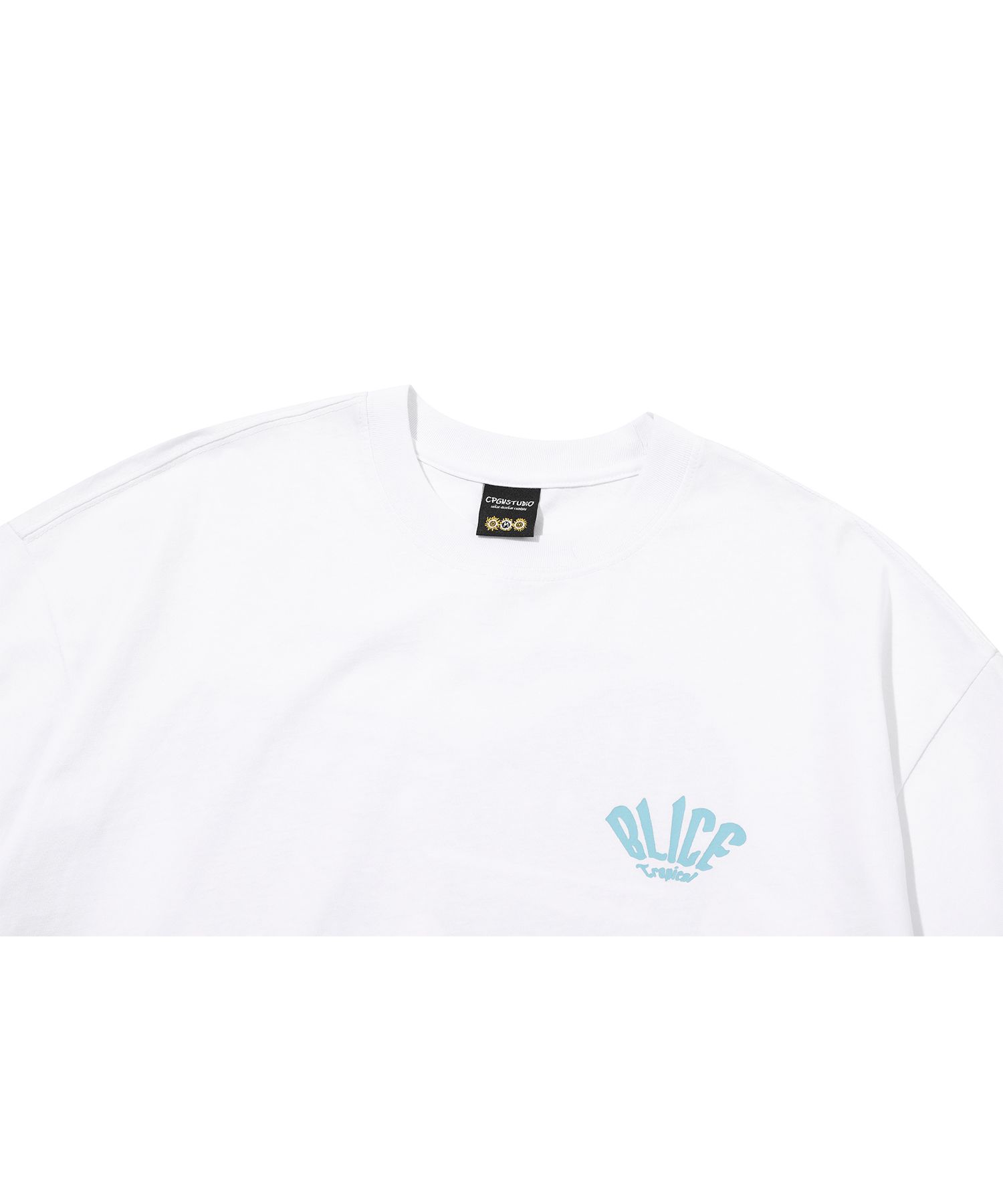 【CPGN STUDIO】23SS★ Summer Ocean Embroidery Short Sleeve T MUSINSA | CPGN STUDIO Ocean Whale Short Sleeve Tee White