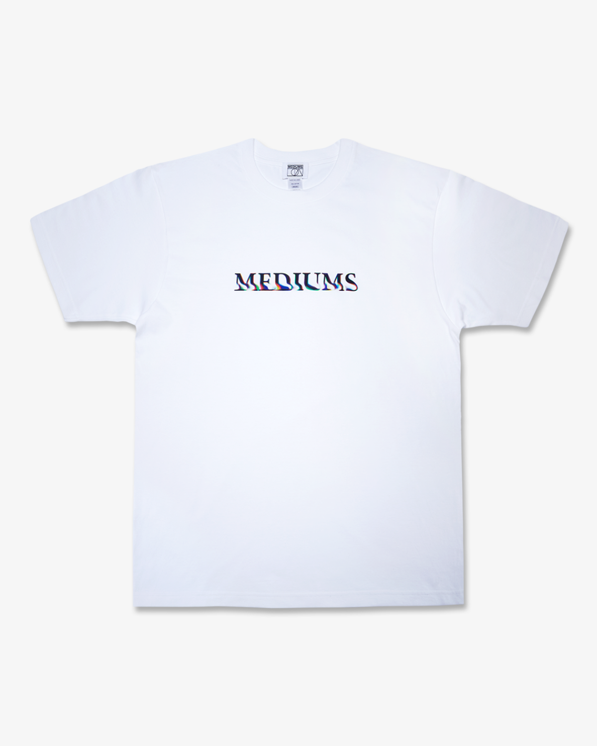 미디엄스(MEDIUMS) Blur Logo Tee - White (블러 로고 티)
