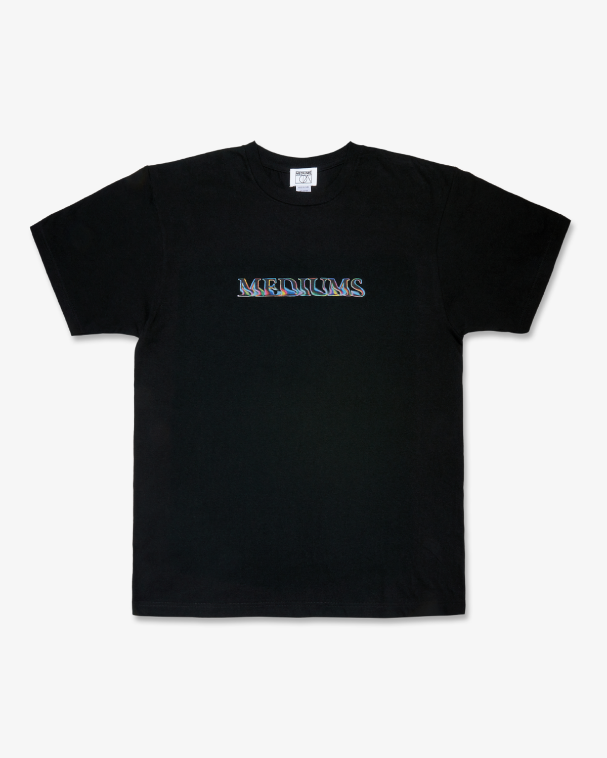 미디엄스(MEDIUMS) Blur Logo Tee - Black (블러 로고 티)
