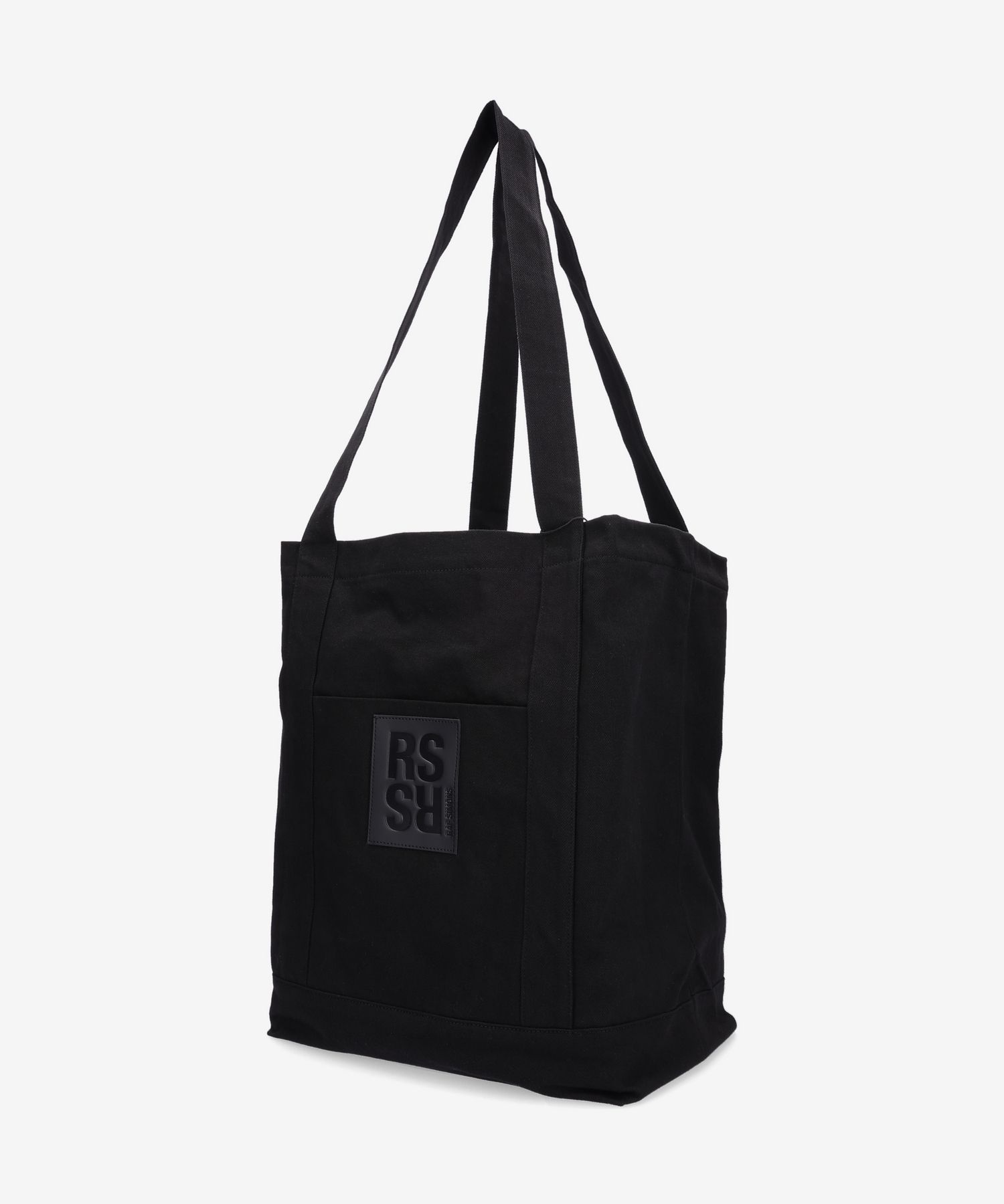 MUSINSA | RAF SIMONS Logo Patch Tote Bag - Black