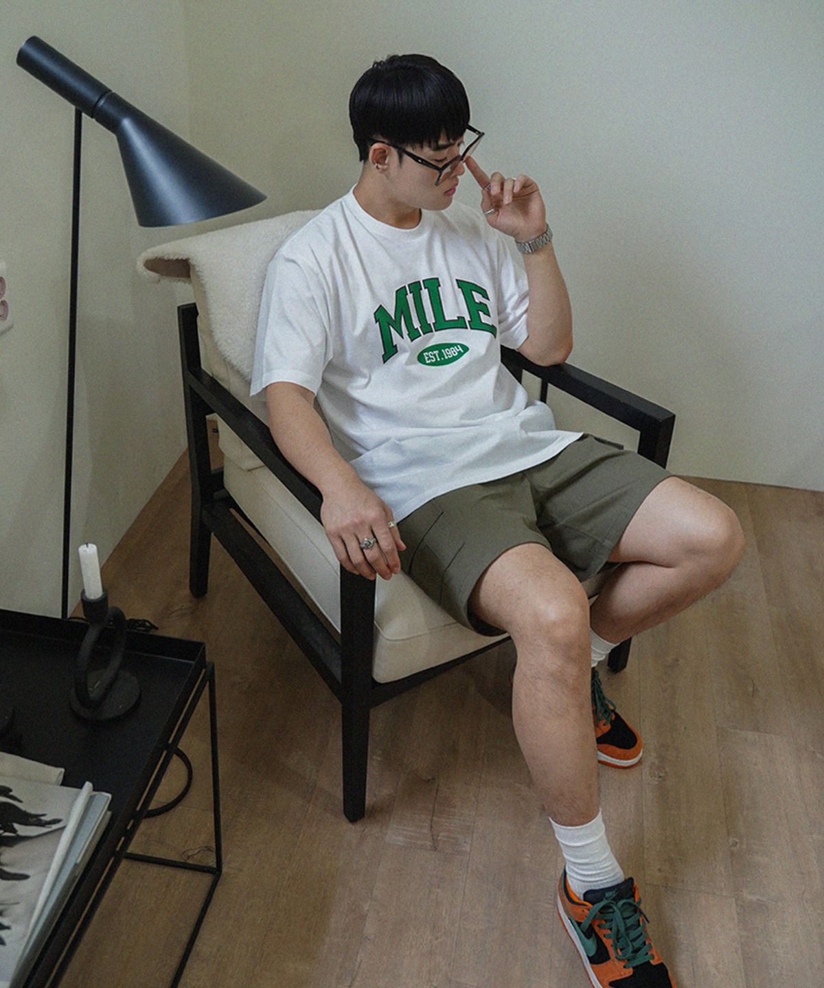 더마일(THEMILE) MILE EST GARMENTS CREW [WHITE]