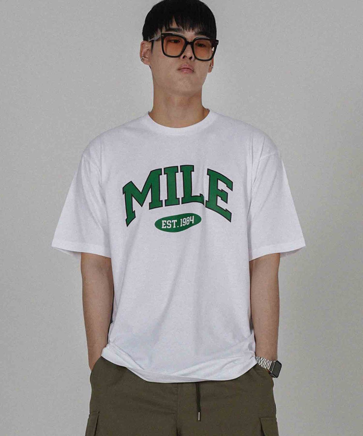 더마일(THEMILE) MILE EST GARMENTS CREW [WHITE]