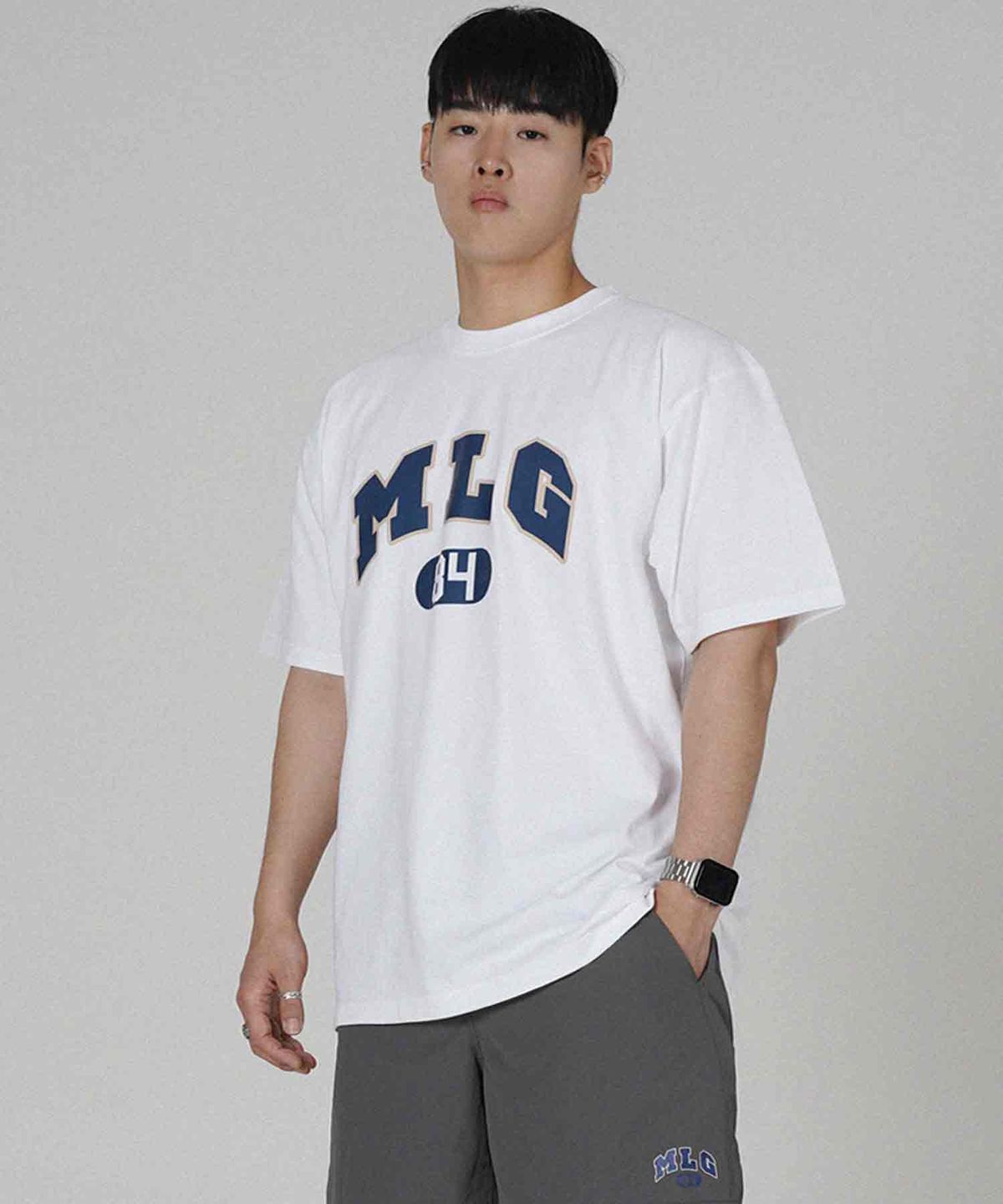 더마일(THEMILE) [리퍼브]MLG 84 GARMENTS CREW [WHITE]