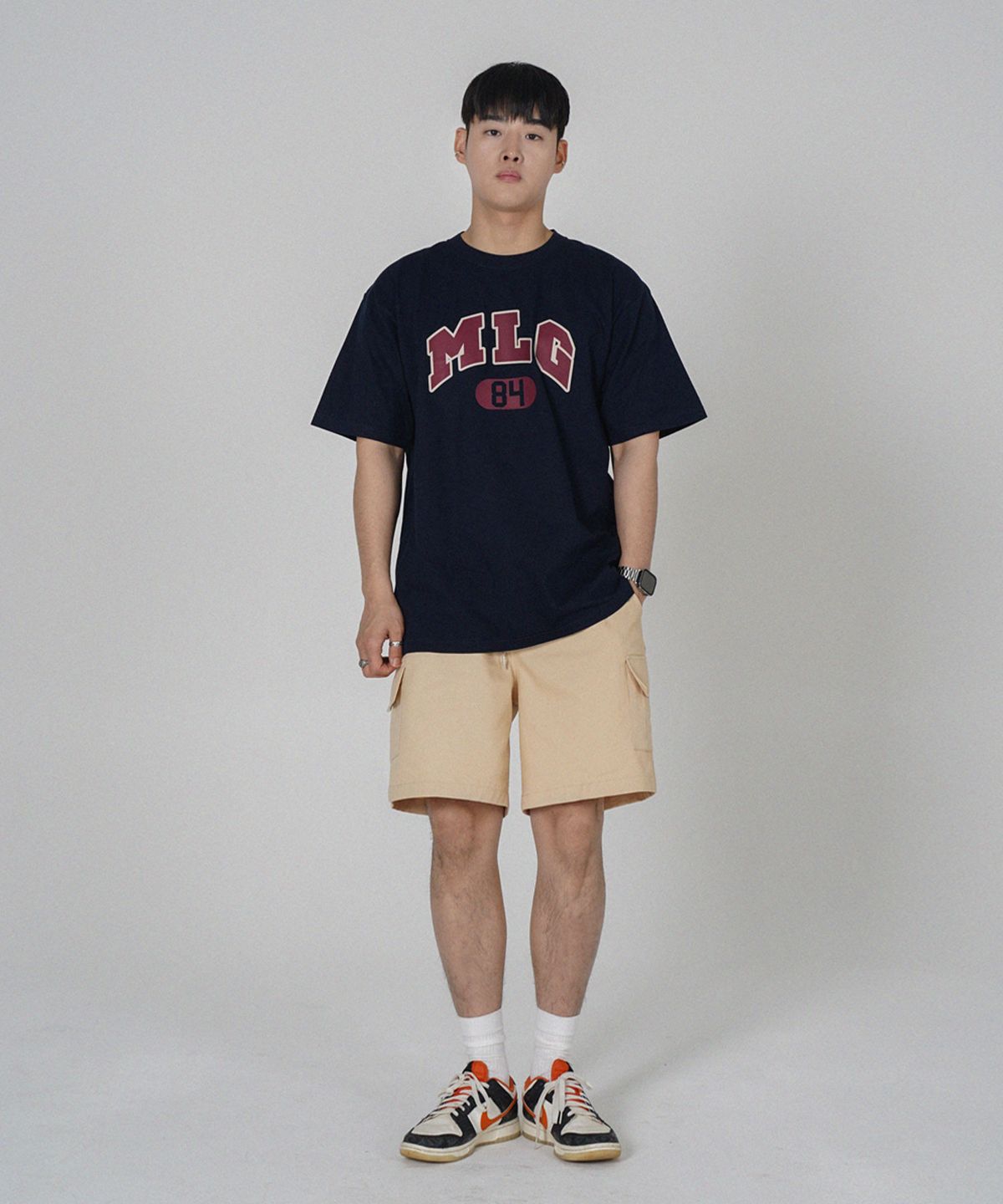 더마일(THEMILE) [리퍼브]MLG 84 GARMENTS CREW [NAVY]
