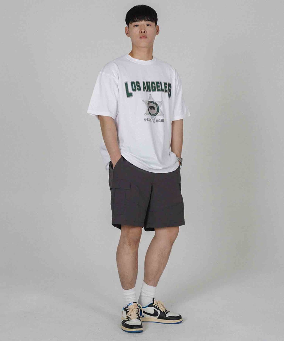 더마일(THEMILE) L.A COUNTY GARMENTS CREW [WHITE]
