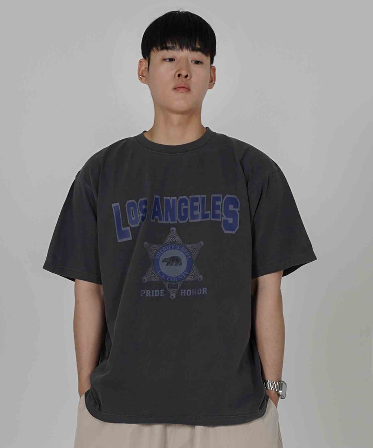 더마일(THEMILE) L.A COUNTY GARMENTS CREW [D.GREY]