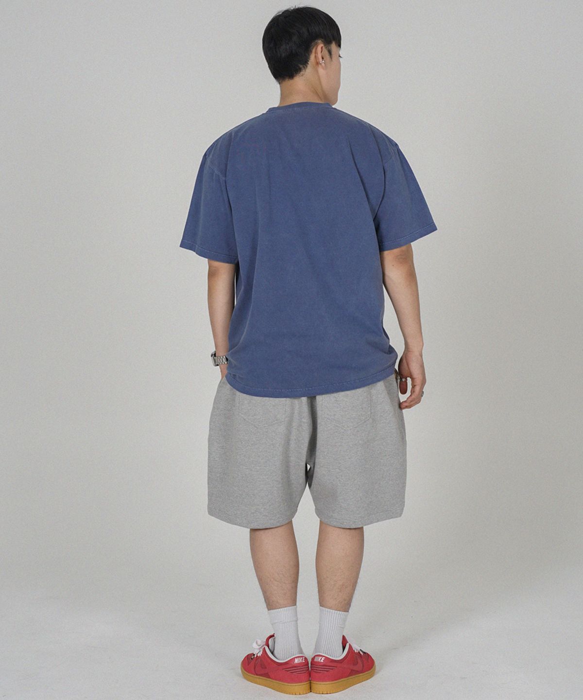 더마일(THEMILE) L.A COUNTY GARMENTS CREW [NAVY]