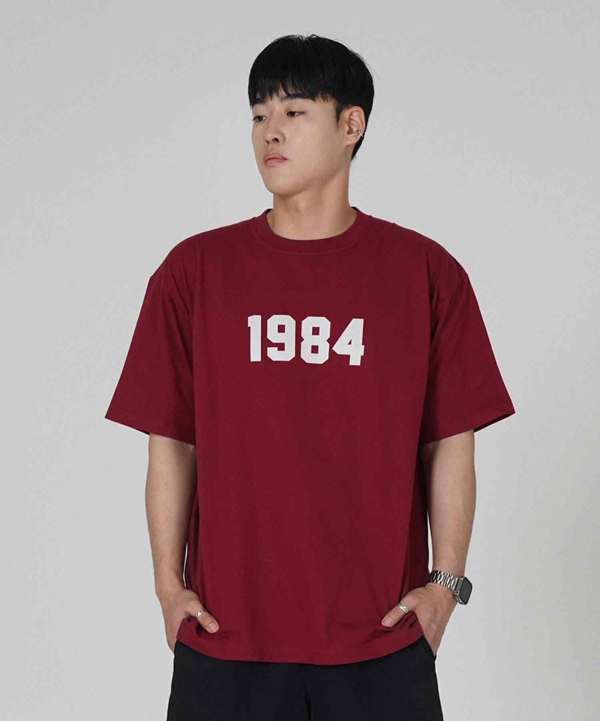 더마일(THEMILE) 1984 GARMENTS CREW [BURGANDY]