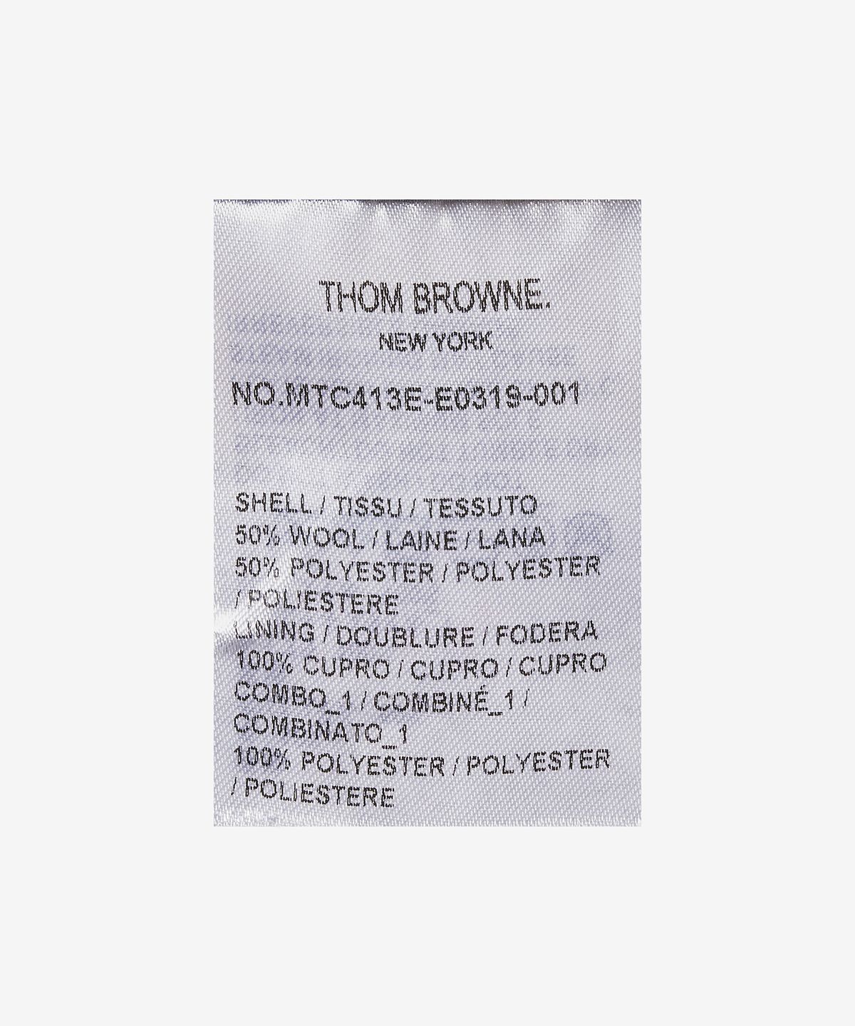 톰 브라운(THOM BROWNE) 버즈 앤 비즈 자수 스트레이트 팬츠 - 블랙:멀티컬러 / MTC413EE0319001
