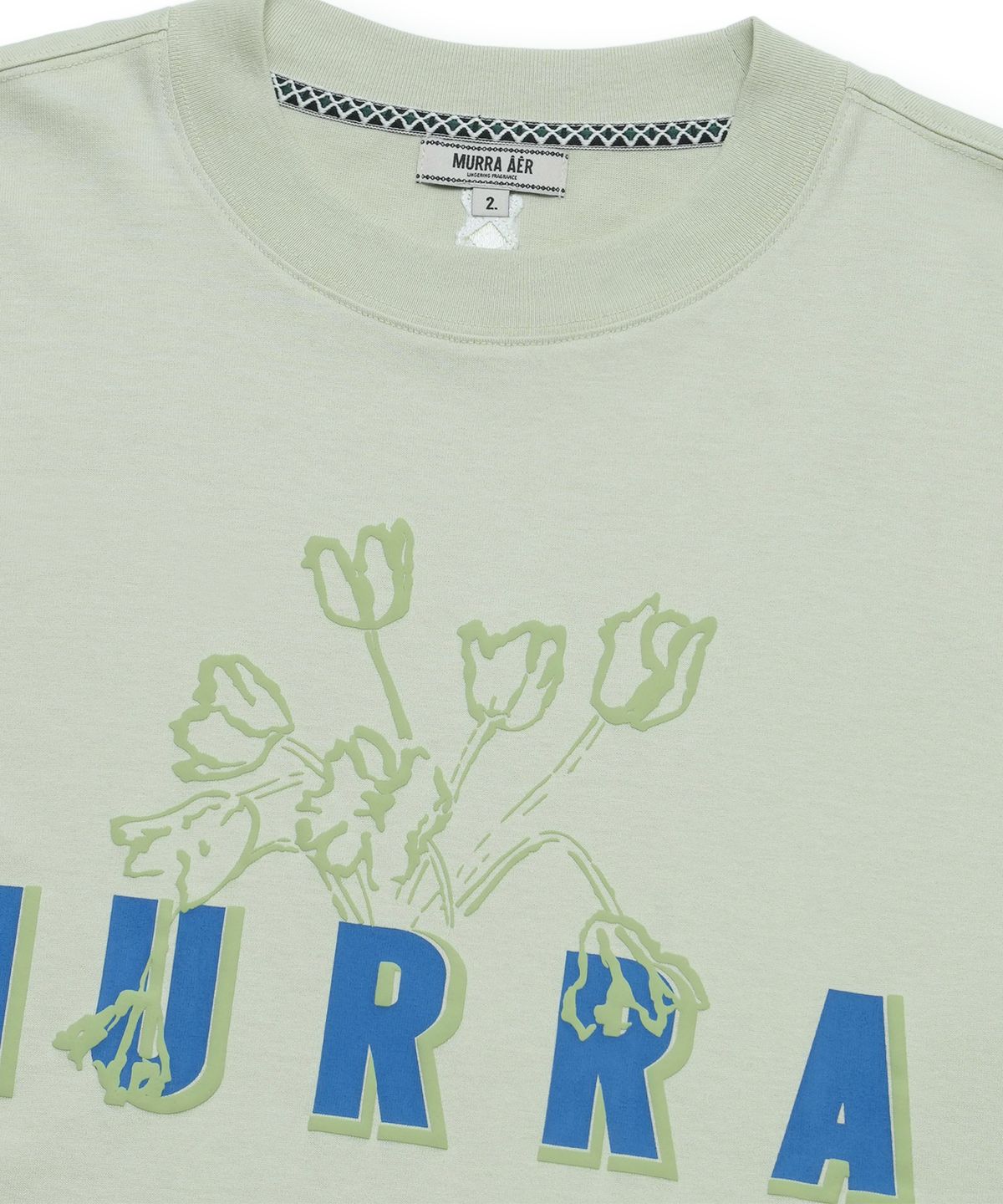 무라(MURRA) 뢰르 블루 티셔츠 _ 그린