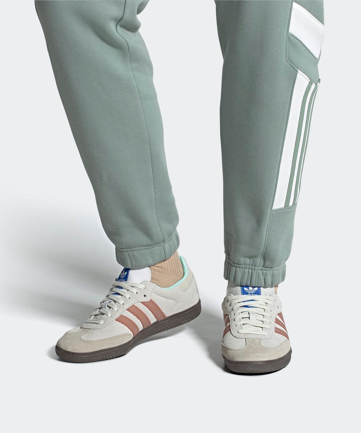 아디다스(ADIDAS) 삼바 OG - 크림:살몬 / ID2047