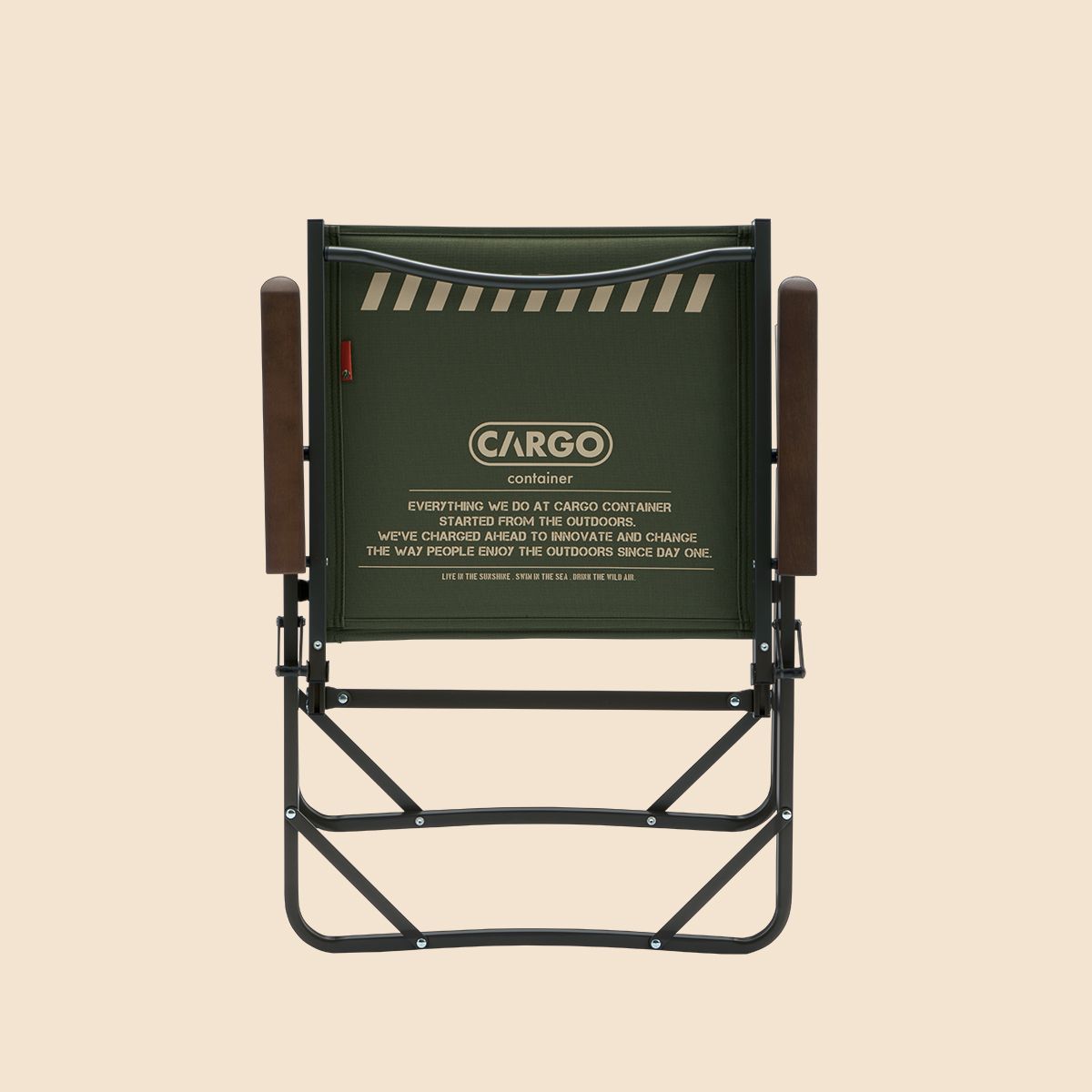 카고 컨테이너(CARGO CONTAINER) 코지 폴딩체어 L 2ea (카키)