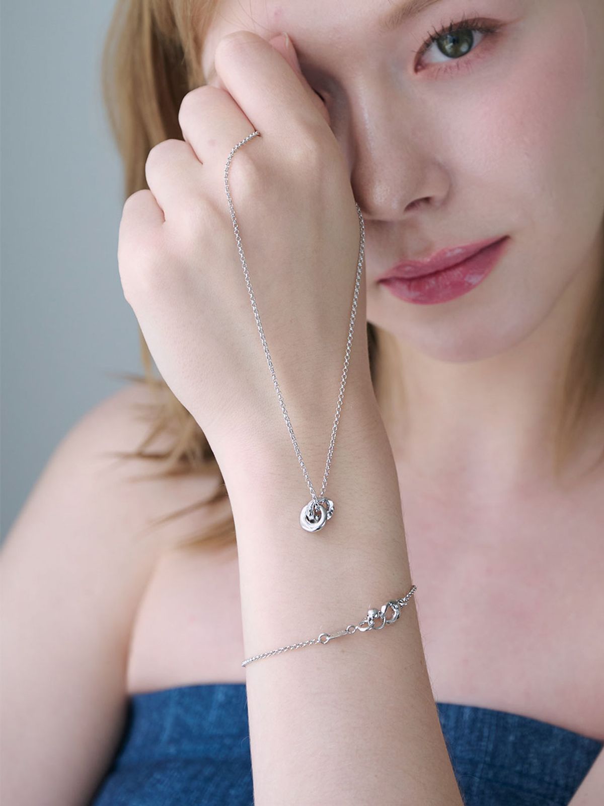 시엔(XIANN) Silver lining pendant N 실버라이닝 팬던트 목걸이