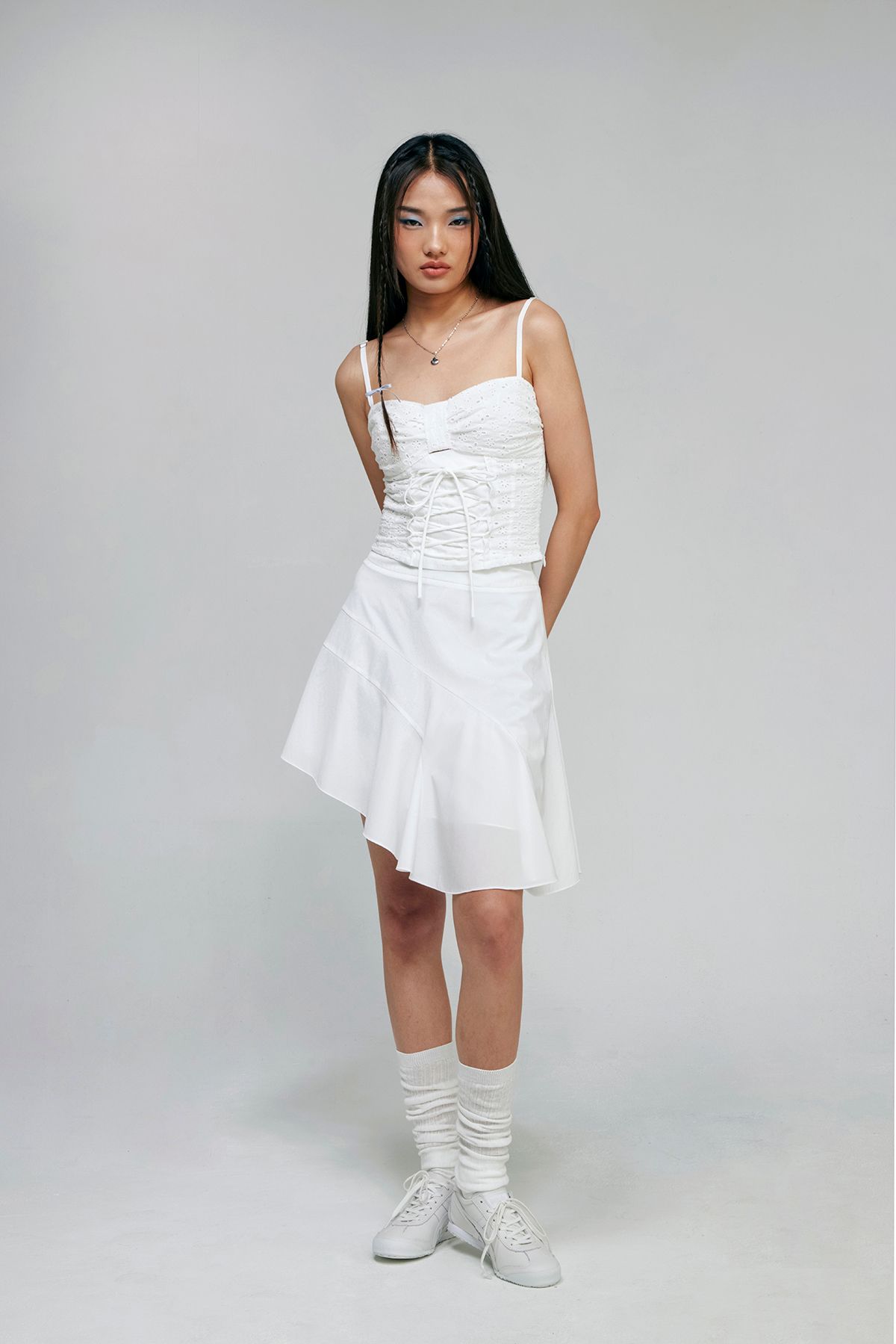 카프리슈(CAPRICIEUX) Bella skirt_White